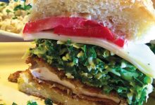 Ding’s Crispy Chicken Sandwich @ The Honor Bar