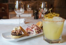 Lamb Sliders with Ty Chili Margarita @ San Ysidro Ranch