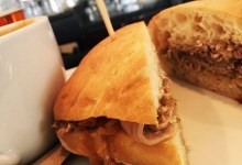 Roasted Lamb Sandwich @ Le Café Stella