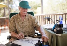 Drawing Dogs at the Botanic Garden