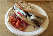Gyro and Peasant Greek Salad @ Metropulos Fine Foods Merchant