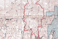 Map of the Scherpa Fire
