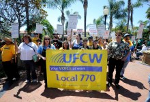 UFCW Chapter Holds Rally Outside Ralphs