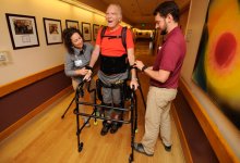 Robot Helps People Walk Again
