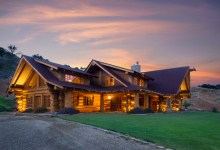 Make Myself at Home: Log Cabin Mansion Estate on Highway 101