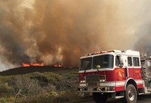 Vandenberg Ablaze with Third Wildfire