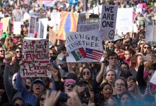 Women’s March in Los Angeles Overwhelms Downtown