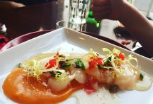 Scallop Crudo @ The Black Sheep