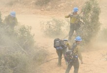 Mopping Up the Whittier Fire