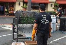 Chiles Charring at Loreto Plaza Saturday