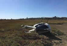 Two Injured in Helicopter Crash at Santa Barbara Airport