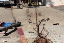 Man Arrested After Crashing into Café