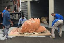 ‘Ten Commandments’ Sphinx Head Excavated from Guadalupe-Nipomo Dunes