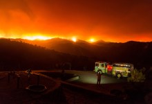 Whittier Fire Grows by 3,300 Acres Friday Night