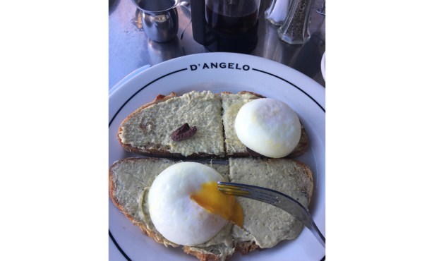 Eggs ‘Rose’ @ D’Angelo Bread