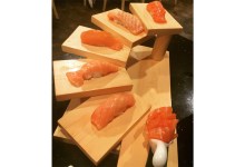 Salmon-6-Steps @ Sun Sushi