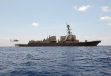 USS ‘Momsen’ Crewmember Airlifted to Hospital