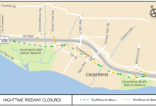 Highway 101 to Close at Carpinteria During June