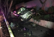 Car Crash Puts Lights Out in Goleta
