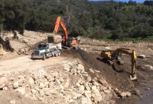 Thomas Fire Debris Trucked from Basin to Beach