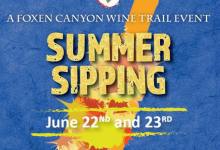Live Music by Sean Wiggins + Summer Sipping Event Weekend