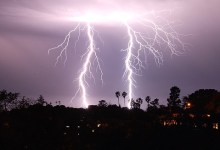 Watch Santa Barbara’s Lightning Storm Approach