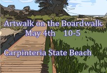 Artwalk on the Boardwalk at Carpinteria State Beach