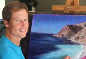 Painting Big Sur with Pastels