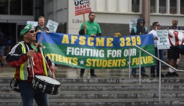 UC Workers Strike Unfair Labor Practices