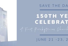 150th Celebration of First Presbyterian Church