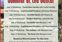 Thollem McDonas with Emily Hay at the Beatrice Wood Center