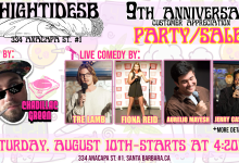 Comedy Night/9th Anniversary Party @ HighTideSB!!