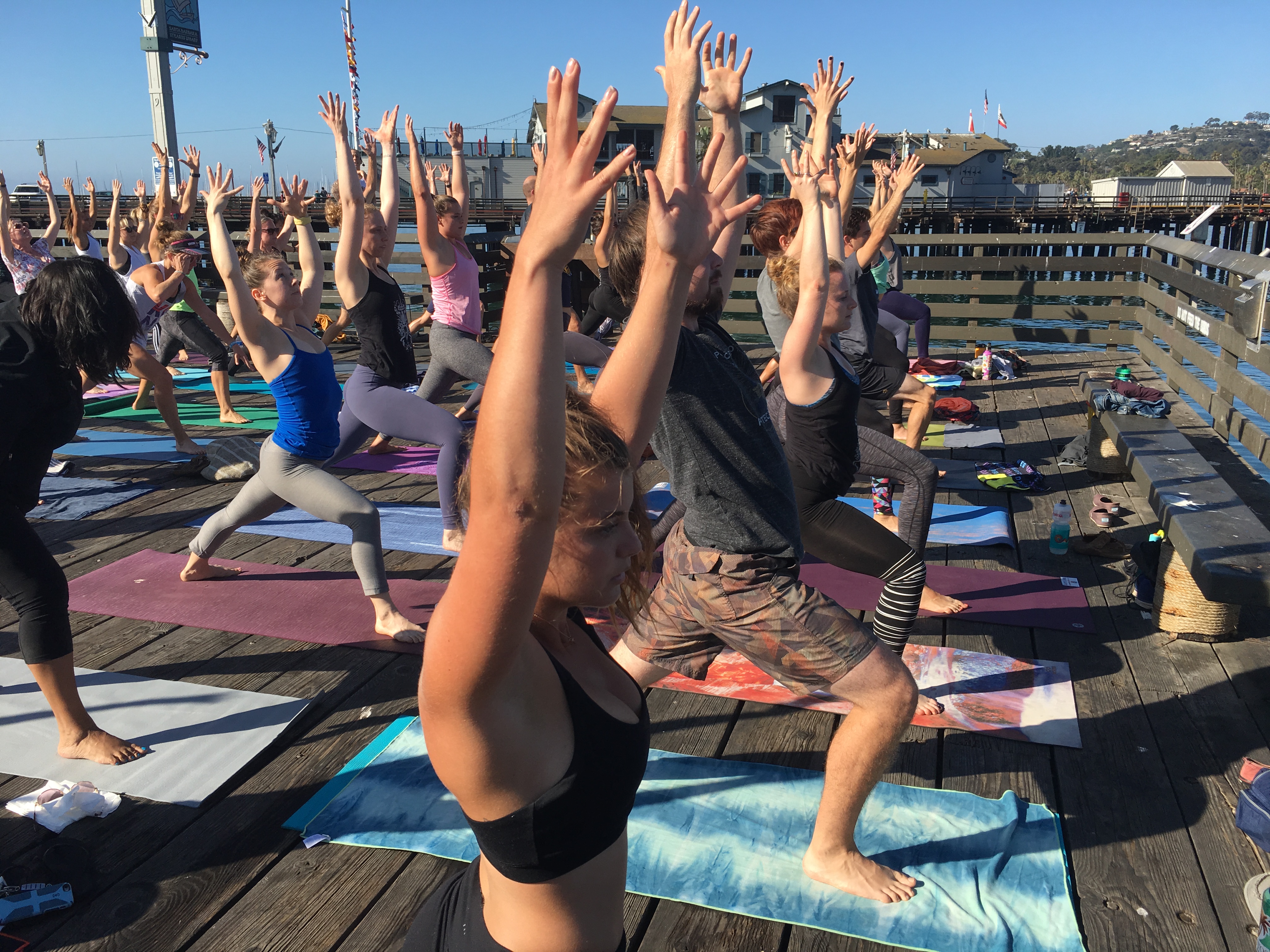 Yoga on the Wharf The Santa Barbara Independent