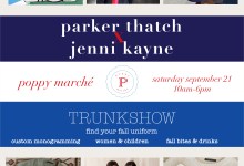 Parker Thatch x Jenni Kayne Trunkshow at Poppy Marché!