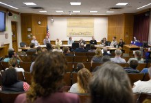 Protesters Swarm Alisos Street Project ABR Hearing