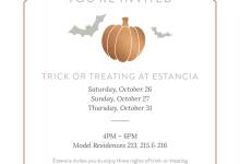 Trick-Or-Treat at Estancia Santa Barbara