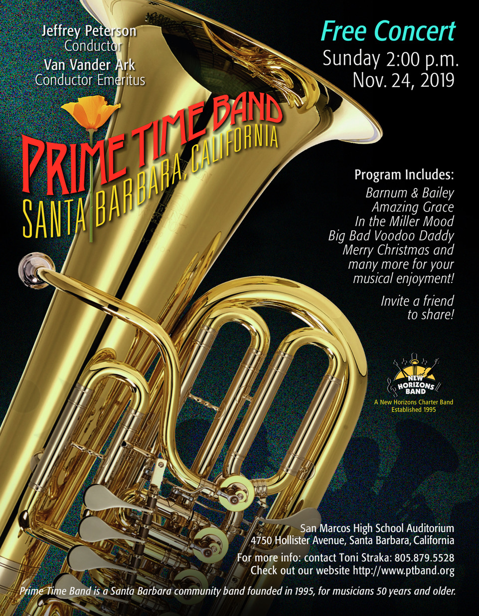 Prime Time Band Winter Concert 2019 - The Santa Barbara Independent