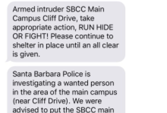 Cops Declare False Alarm Following Lockdown at SBCC