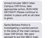 Lockdown Being Lifted at SBCC; Intruder Detained