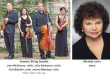 Arianna String Quartet & Michele Levin, Pianist