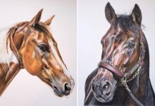 Alice Joy Murphy ‘Paints’ Horses and Pets with Pencils