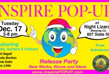 ‘Inspire Popup’ Features Art, Music, Authors Dec.