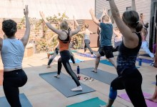Yoga + Wine at Carr Winery