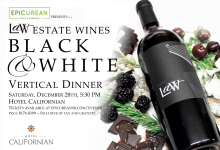 Law Estate Wines Black & White Vertical Dinner