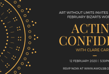 “Acting Confident” – February Bizarts Workshop