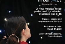 InterAct kids show Broadway or Bust. Sign up Jan