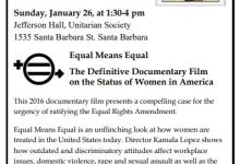 “Equal Means Equal” Film and Discussion Event