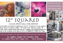 Call for Entries! 12” Squared Show on March 27th