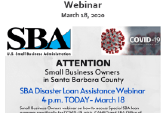 SBA Disaster Loan Assistance Webinar