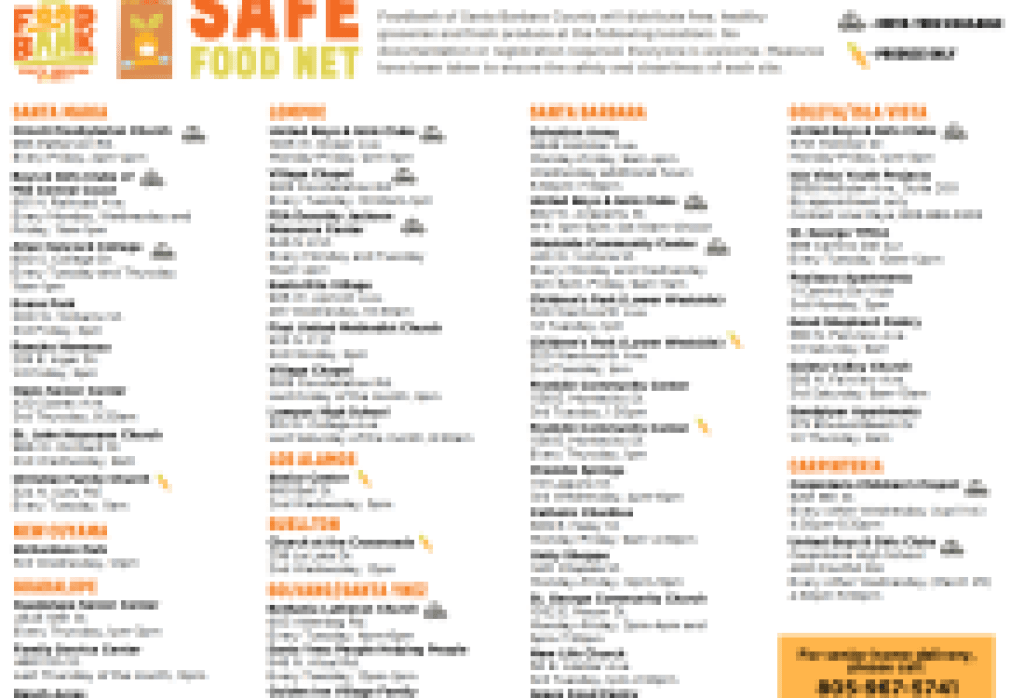 Foodbank Launches SAFE Food Net Providing “Essential Services” during California Lockdown